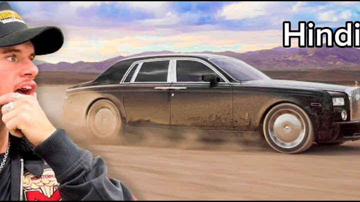 Destroying A Rolls Royce in 17 Minutes in Hindi #whistlindiesel #rollsroyce # #WhistlinDieselhindi