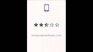 Demo : Android RatingBar Example Tutorial