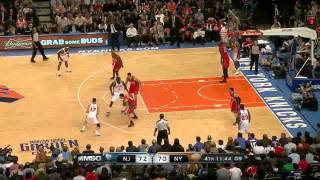 Jeremy Lin NYK v NJN (Feb 4, 2012) 25pts 7ast 5reb - Career high points