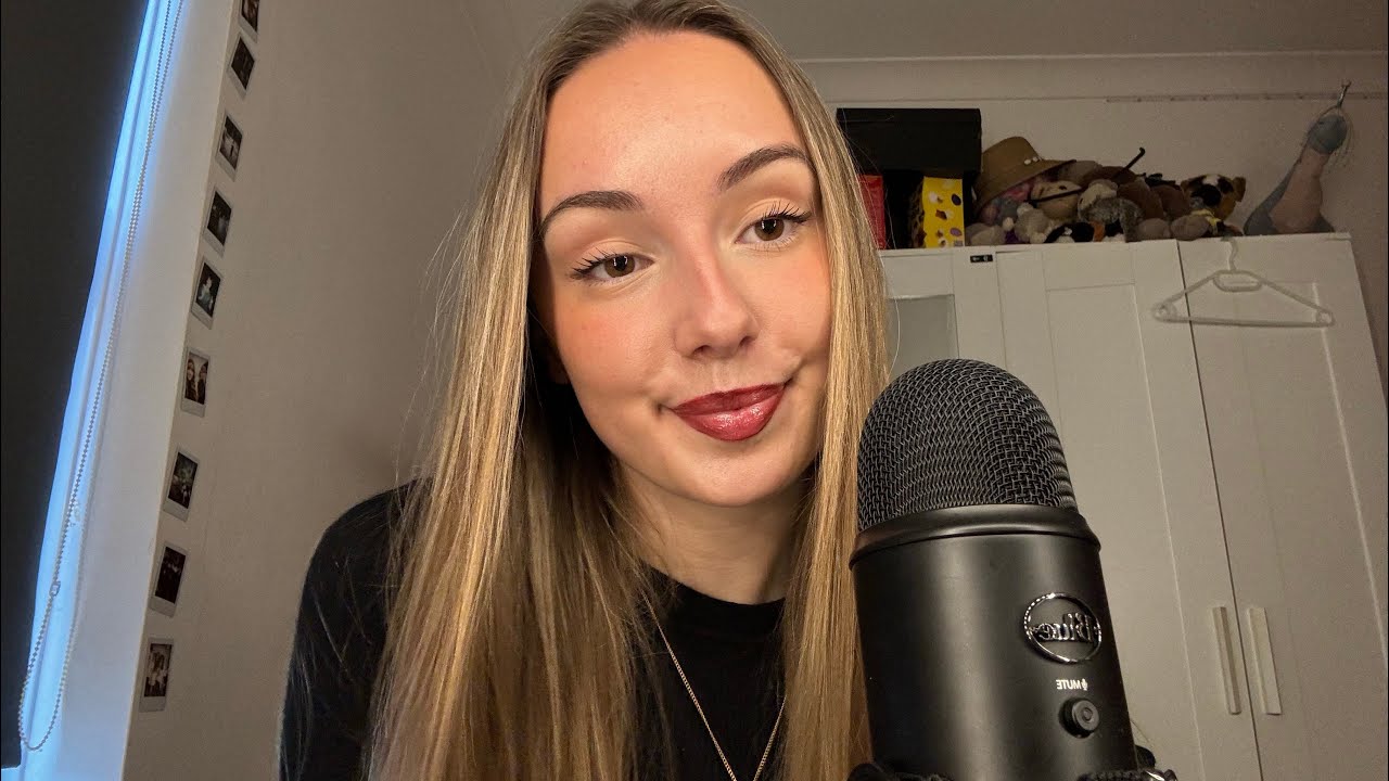 ASMR Up Close Inaudible whispering rambles & trigger words 🕯️