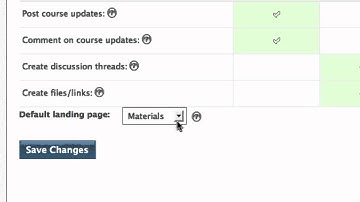 Default Landing Page