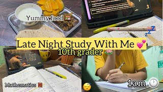 Late Night Study Vlog 💕😪as a 10th grader 🙂