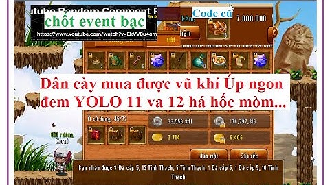 Chốt event bạc và Dân cày mua được vũ khí chỉ số ngon và YOLO +11  +12 và cái kết há hốc mòm|HTCgame