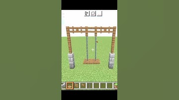 How to Make Swing in Minecraft #shorts