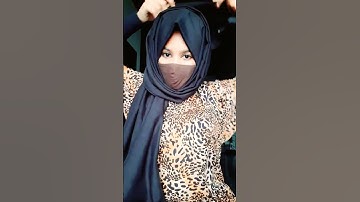 simple hijab tutorial 🖤 #hijab #hijabstyle #hijabtutorial #hijabmodel #shorts #short #shortvideo