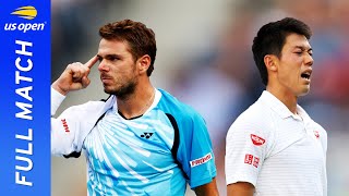 Stan Wawrinka vs Kei Nishikori in a five-set marathon! | US Open 2014 Quarterfinal screenshot 5