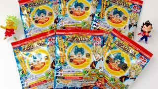 人生初！】ドラゴンボールディスクロス ガム 1弾「狙いはSSGSS孫悟空