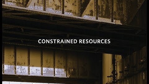 Constrained Resources: ON TO 2050 Alternative Future