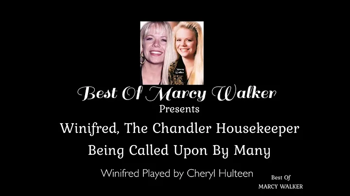 Winifred The Chandler Housekeeper Being Called Upo...