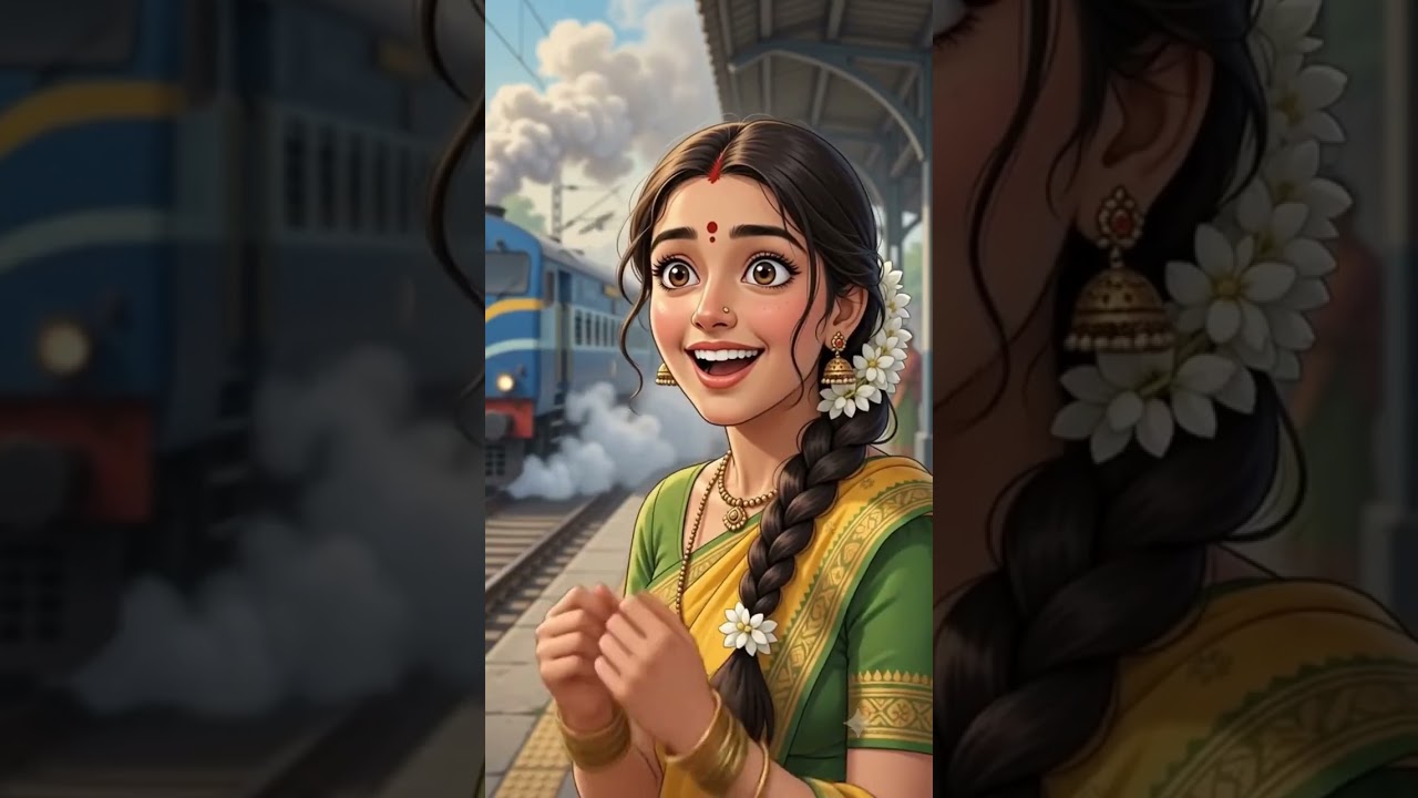 She Took Her First Train Journey After Marriage : 1980s Indian Love Story