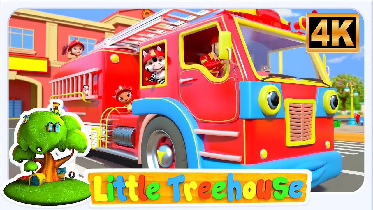 O't O'chirish Mashinasida G'ildiraklar 🚒 | Maktabgacha Ta'lim va Bolalar Bog'chasi Gofiyasi