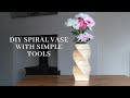 DIY Spiral vase using simple tools  BC02