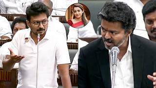 Heated Argument Between Udhayanidhi Stalin And CM Vijay | Tamil Nadu Assembly | DMK Vs TVK