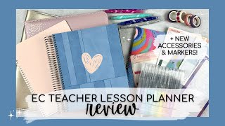 ERIN CONDREN TEACHER LESSON PLANNER 2023-24 REVIEW | + new accessories! |  tattooed teacher plans