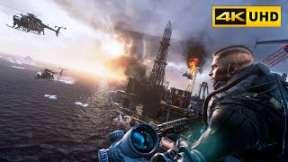 Oil Rig Operation | Russian | Ultra Realistic Graphics Gameplay [4K 60Fps Uhd] Call Of Duty