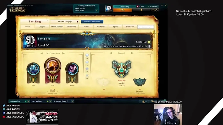 TSM Bjergsen burns Reginald feat. Doublelift