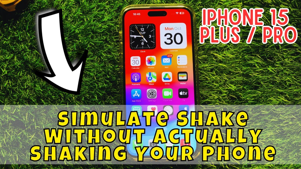 iPhone 15/Pro/Plus Simulate Shake Without Actually Shaking Your Phone