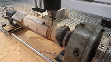 acctek 4 axis atc  cnc router for woodworking rotary device