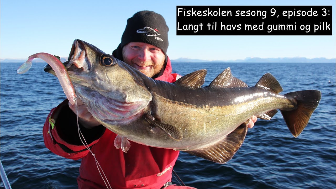Fiskeskolen sesong 9, episode 3: Langt til havs med gummi og pilk