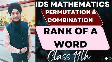 How to find Rank of a word in Dictionary | Repeating/Non Repeat.|Class 11th/Other Competitive Exams