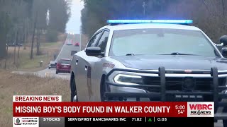 Walker County sheriff thanks volunteers after missing boy's body found