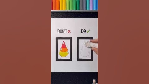 Learn to Draw Realistic Flames 🔥✨🎨 Easy Art Tutorial! #art #drawing #fire