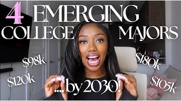 Best Emerging College Majors Guaranteed to BOOM by 2030