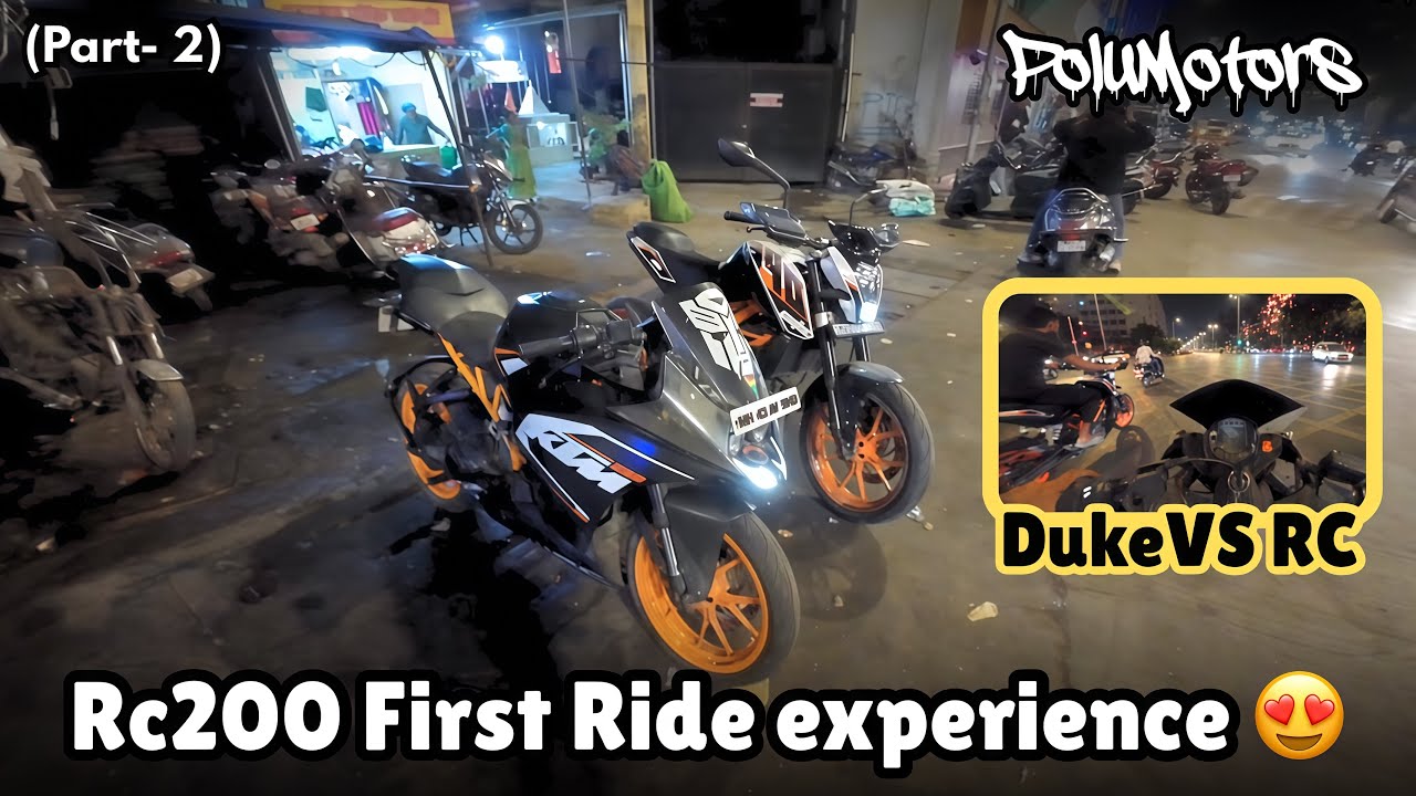 First Ride on My Dream Bike KTM RC 200 🔥|Drag Race 😈 | Upcoming Mods! | 