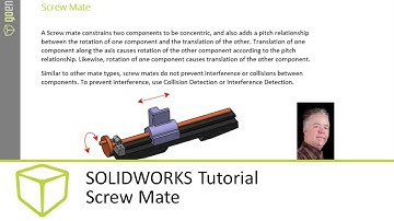 SOLIDWORKS Tutorial - Screw Mate