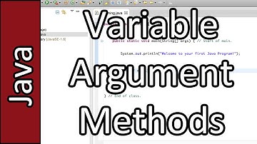Variable Argument Methods - Java Programming Tutorial #30 (PC / Mac 2015)