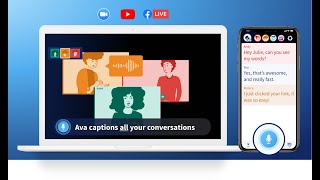 Ava Accessibility - 1-Click Captions for in-person & online conversations screenshot 2