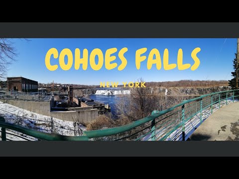 Winter in Cohoes Falls, New York (February 21, 2020)