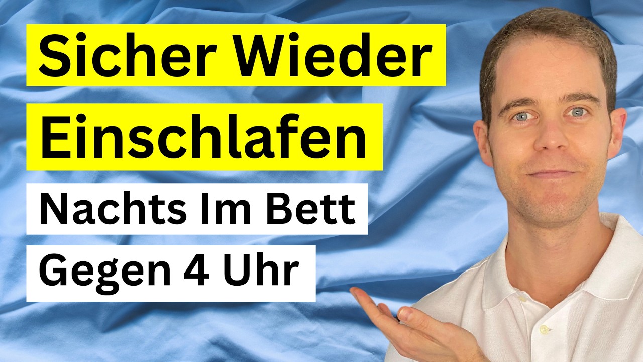 Die Ganz EINFACHE Lösung Für WIEDER Einschlafen! (SICHERER Weg)