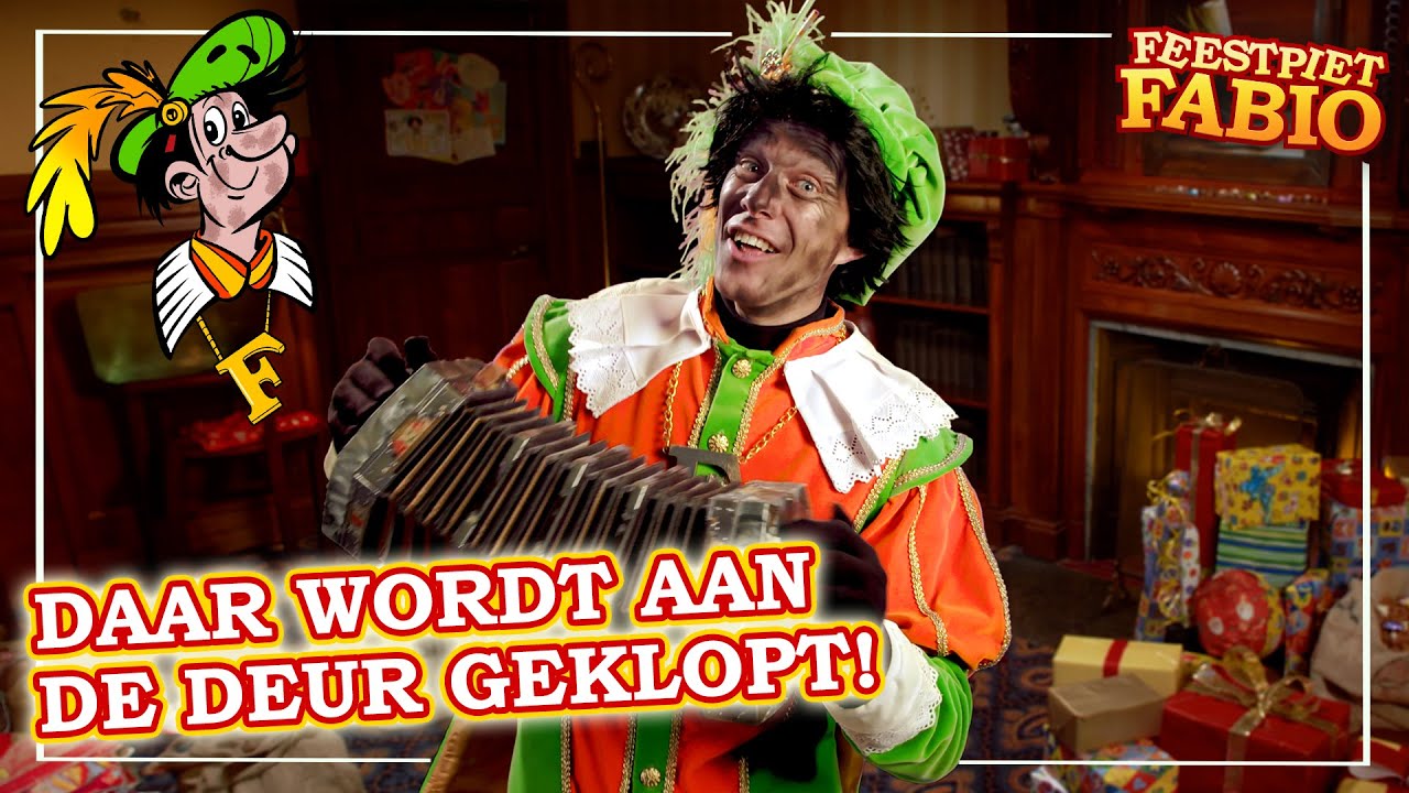 Daar wordt aan de deur geklopt! - Feestpiet Fabio Sinterklaasliedje
