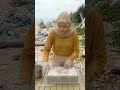 membuat paving blok dari sampah laut  #daurulang #recycle #sampahplastik #diy #games