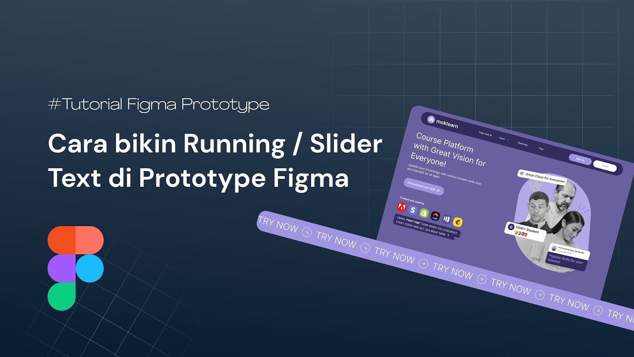 Tutorial Running / Slider Text di Figma Prototype (Bahasa Indonesia ...