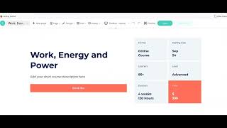 Create a course with LearnWorlds