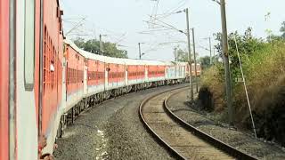 TRAIN SMOOTH CURVE : Onboard 22444 Bandra Kanpur SuperFast Express With BRC WAP4 : Indian Railways