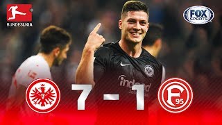 Frankfurt - Düsseldorf [7-1] | GOLES | Jornada 8 | Bundesliga