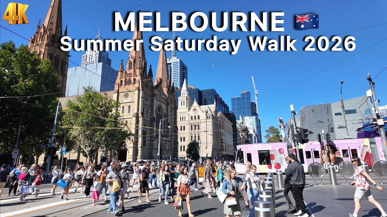 Experience Melbourne Australia in Summer 2026 | Walkthrough Inside Flinders Street Station
