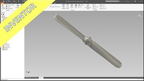 Luftschraube Model plane engine - Inventor 2012 Training - Loft