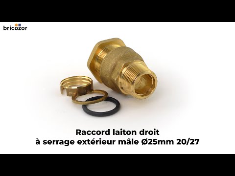 Raccord deca droit mâle à visser SFERACO