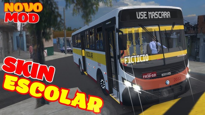 Proton Bus Simulator - Lançamento de skin escolar para Viale
