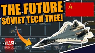 War Thunder - HOW will the SOVIET TECH TREE (Air) look like in the FUTURE? FLANKERS? Su-24's? Su-57?