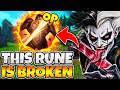 THIS RUNE IS HIDDEN OP ON SHACO?! (INSANE DAMAGE)