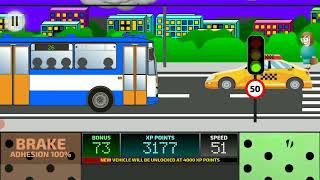 City Bus Driving Simulator 2D | Gameplay Android screenshot 3