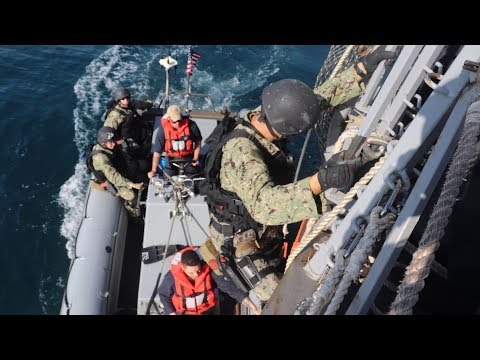 JAMnews-ის რეპორტაჟი ამერიკული სამხედრო ხომალდიდან USS Carney წვრთნების Sea Breeze 2019 დროს