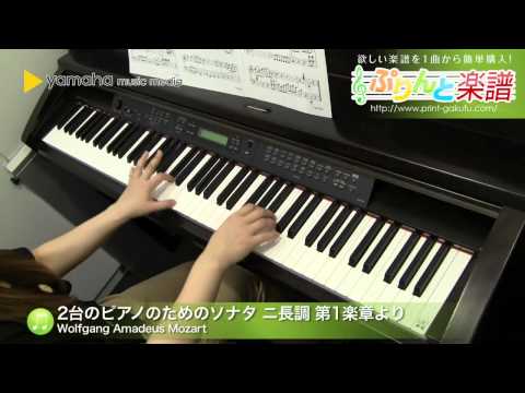 2台のピアノのためのソナタ ニ長調 第1楽章より Wolfgang Amadeus Mozart