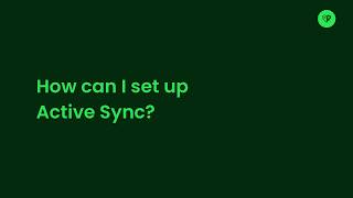 How can I set up Active Sync?