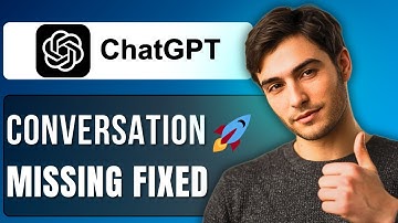 How to Fix ChatGPT Conversation Not Found Error | Step By Step Guide 2025
